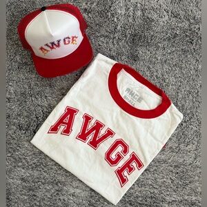 AWGE A$AP Rocky Bundle, Hat & T-Shirt, NEW